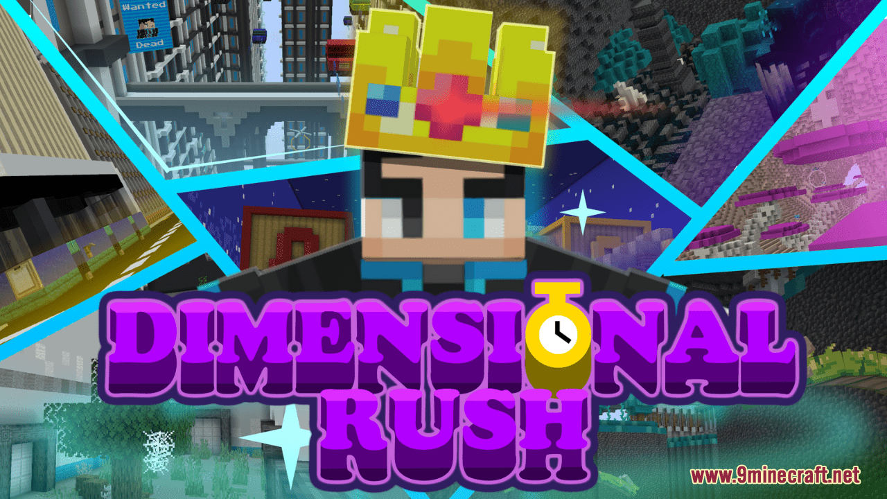 Dimensional Rush Map (1.21.1, 1.20.1) - Grab Your Elytra! 1