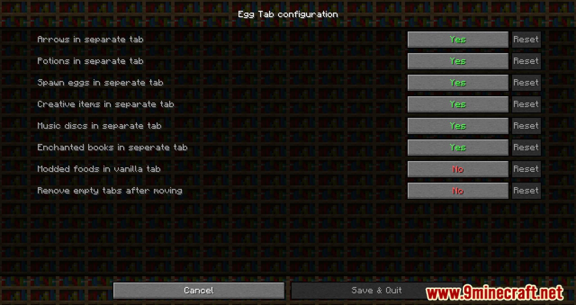 Egg Tab Mod (1.18.2, 1.16.5) - New Creative Tab 2