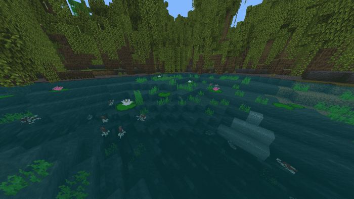 Enhanced Lilypads Texture Pack (1.19) - MCPE/Bedrock 11