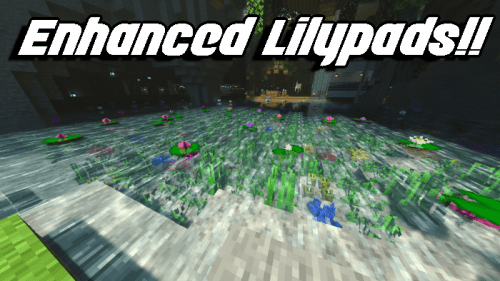 Enhanced Lilypads Texture Pack (1.19) – MCPE/Bedrock Thumbnail