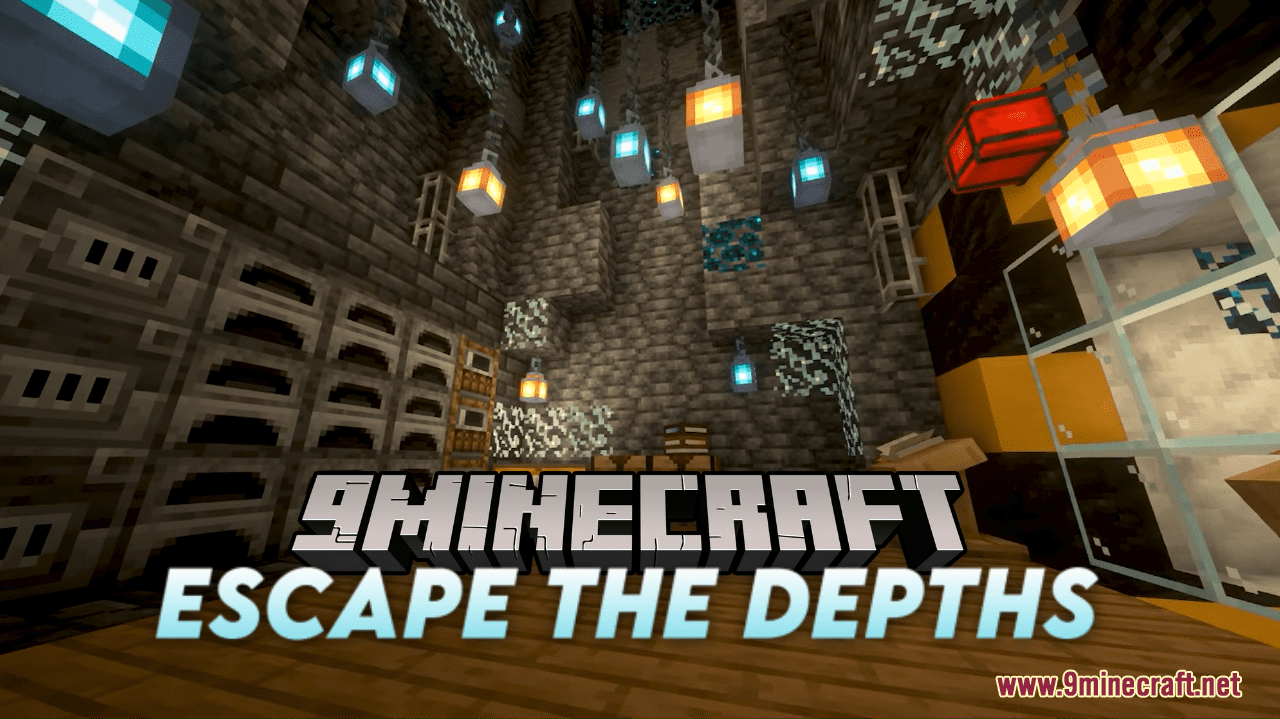 Escape the Depths Map (1.19.3) - The Only Way Up Is Down 1