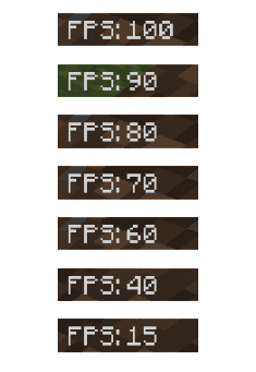 FPS Counter Texture Pack (1.19) - MCPE/Bedrock 4