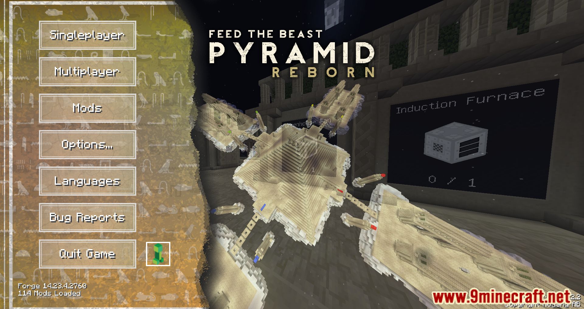 FTB Pyramid Reborn 3.0 Modpack (1.12.2) - Survive In The Pyramid World 2