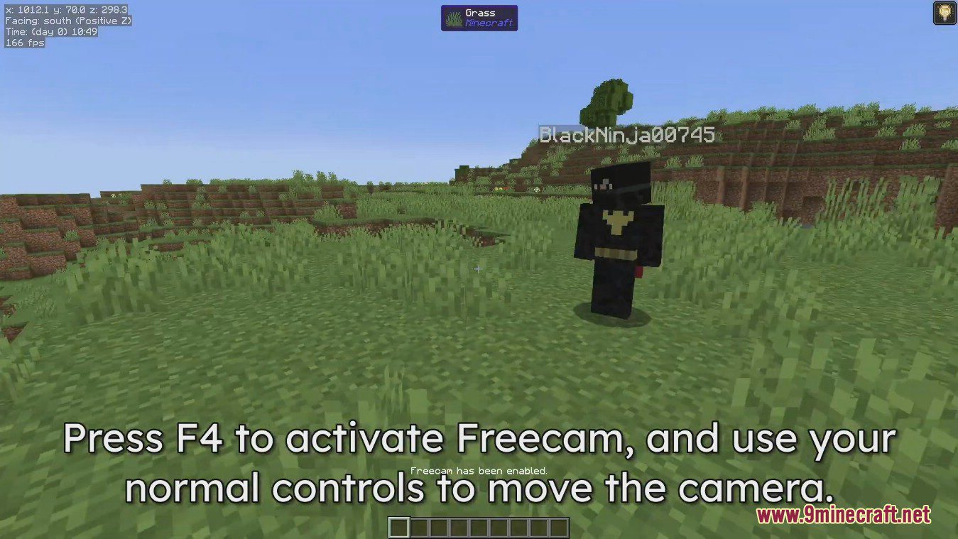 Freecam Mod (1.20.2, 1.19.4) - The Best Camera Mod 6