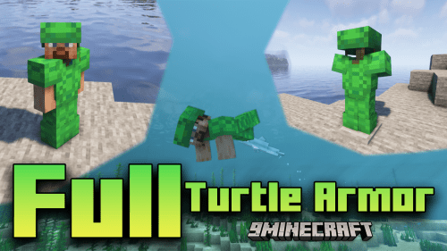 Full Turtle Armor Mod (1.20.4, 1.19.4) – Completes Minecraft’s Turtle Armor Set Thumbnail