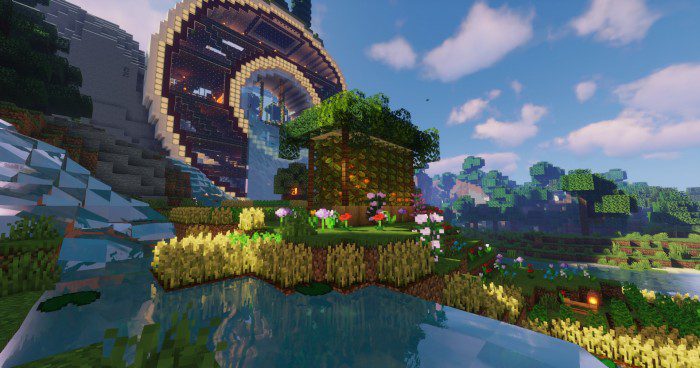 Futuristic House Mountain Map (1.19) - MCPE/Bedrock 13