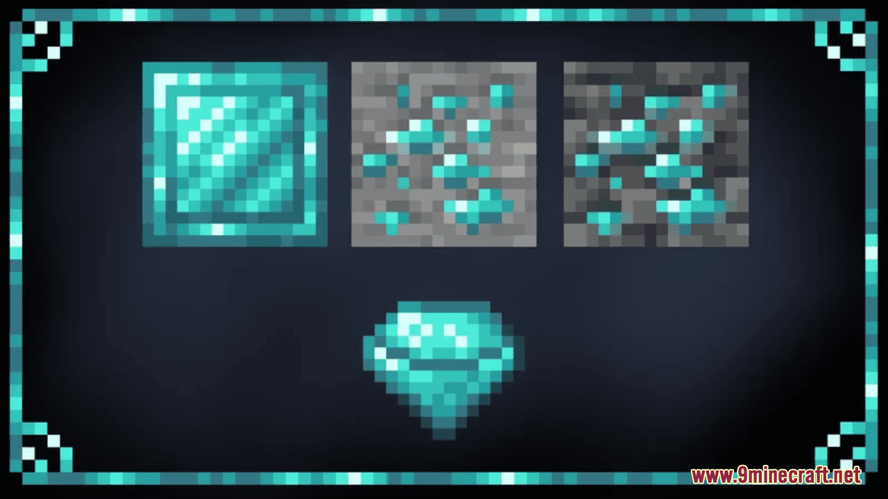 Glistening Diamonds Resource Pack (1.20.4, 1.19.4) - Texture Pack 17