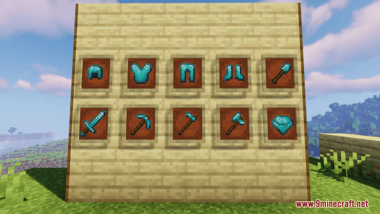 Glistening Diamonds Resource Pack (1.20.4, 1.19.4) - Texture Pack 4