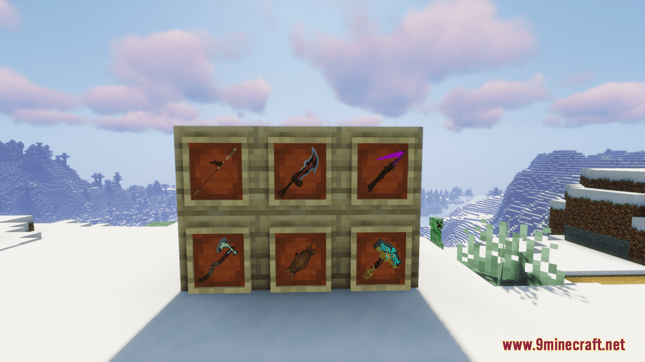 GoW Custom Items Resource Pack (1.20.4, 1.19.4) - Texture Pack 16