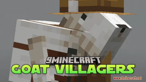 Goat Villagers Resource Pack (1.20.6, 1.20.1) – Texture Pack Thumbnail