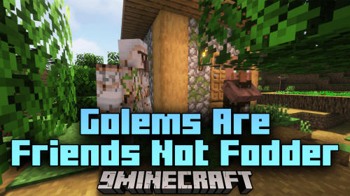 Golems Are Friends Not Fodder Mod (1.20.1, 1.19.4) – Villagers Repair Damage To Golems Thumbnail
