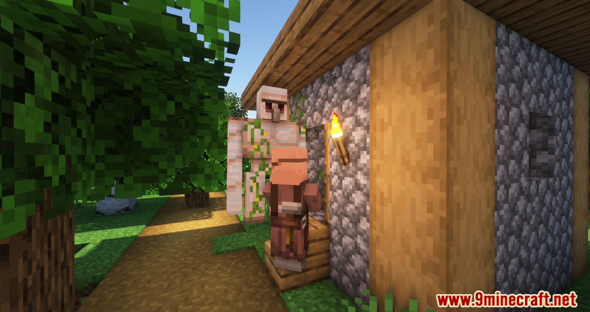 Golems Are Friends Not Fodder Mod (1.20.1, 1.19.4) - Villagers Repair Damage To Golems 10