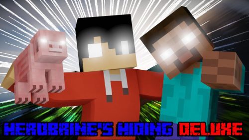 Herobrine’s Hiding Deluxe Addon (1.19) – MCPE/Bedrock Mod Thumbnail