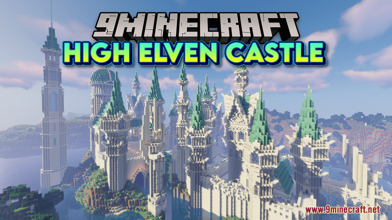High Elven Castle Map (1.20.1, 1.19.4) - An Elegant Wonder 1