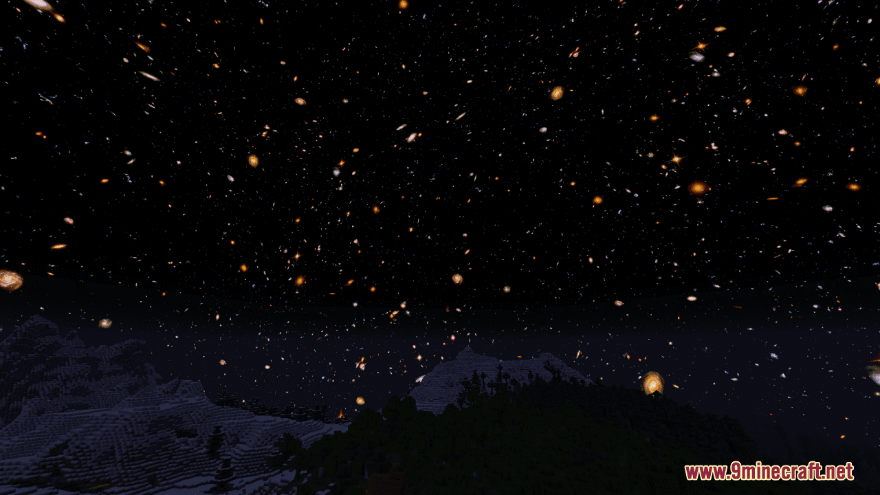 Hubble Ultra Deep Field Sky Resource Pack (1.20.6, 1.20.1) - Texture Pack 11