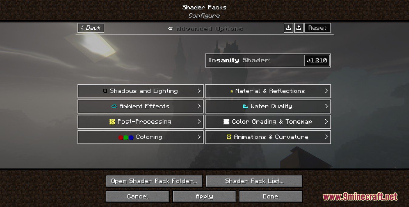 Insanity Shaders (1.20.4, 1.19.4) - Perfect for Halloween 12