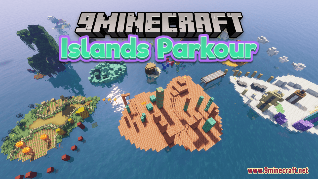 Islands Parkour Map (1.21.1, 1.20.1) - Exciting New Challenges 1