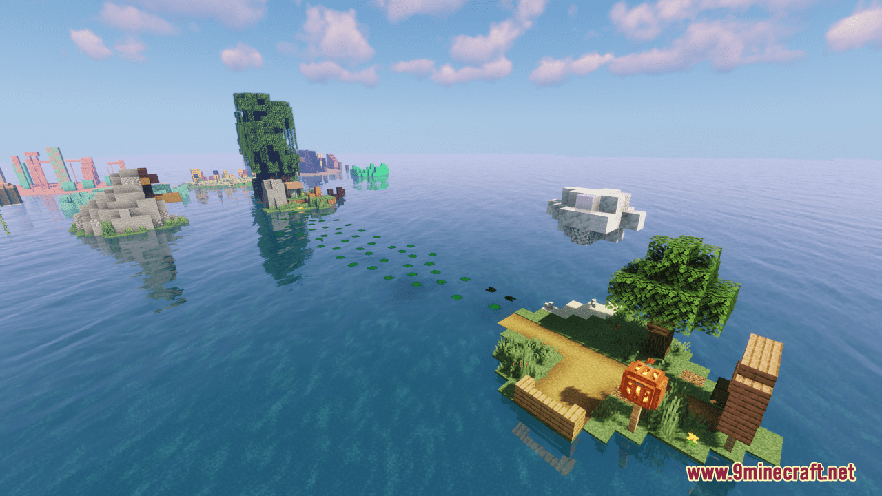 Islands Parkour Map (1.21.1, 1.20.1) - Exciting New Challenges 3