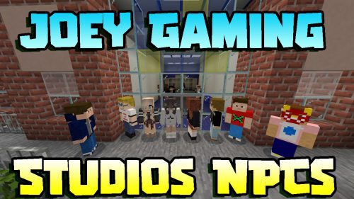 Joey Gaming Studios NPCs Addon (1.19) – MCPE/Bedrock Mod Thumbnail