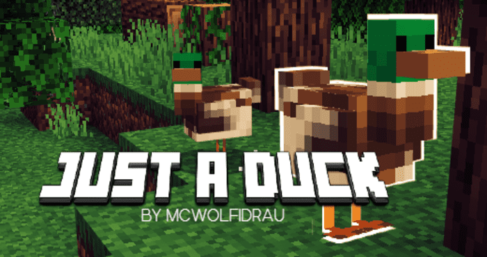 Just A Duck Addon (1.19) - MCPE/Bedrock Mod 1