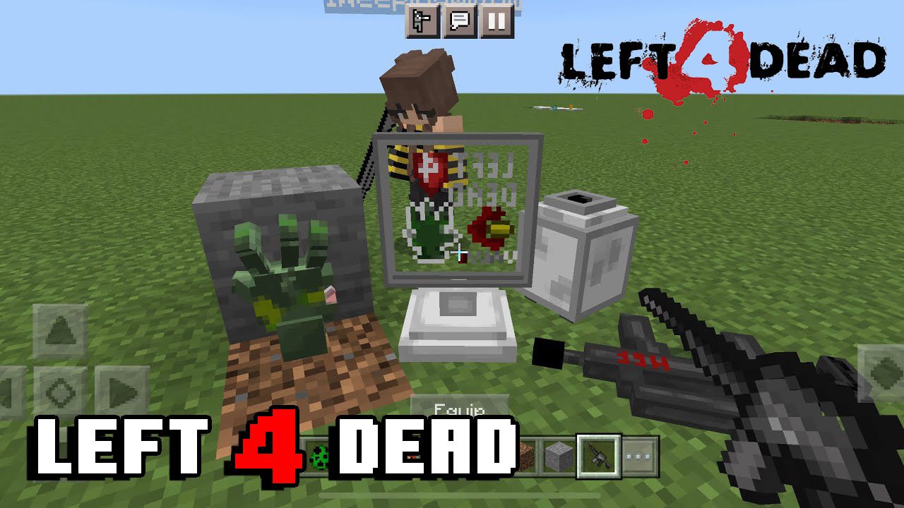 Left 4 Dead Addon (1.20, 1.19) - MCPE/Bedrock Mod 1