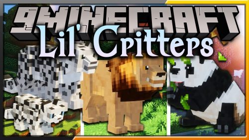 Lil’ Critters Mod (1.16.5, 1.12.2) – All Cute Little Critters in Forest Thumbnail