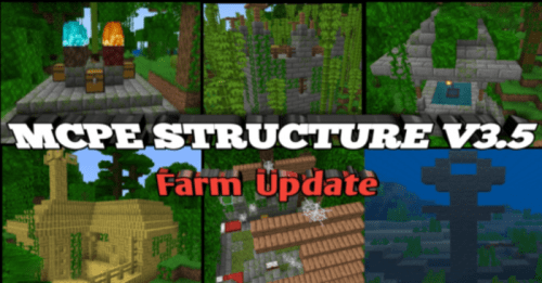 Bedrock Structure Addon (1.19) – MCPE/Bedrock Mod Thumbnail