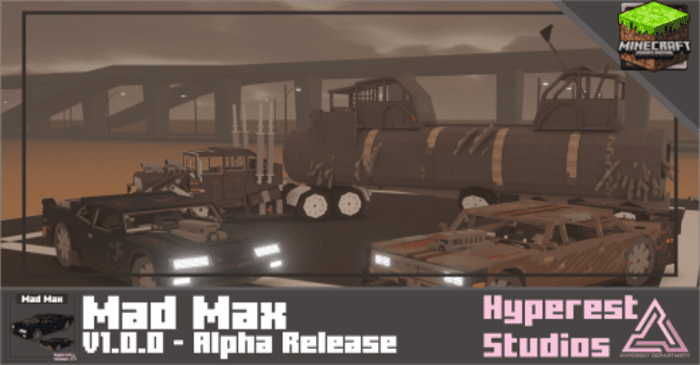 Mad Max Addon (1.20, 1.19) - MCPE/Bedrock Mod 1