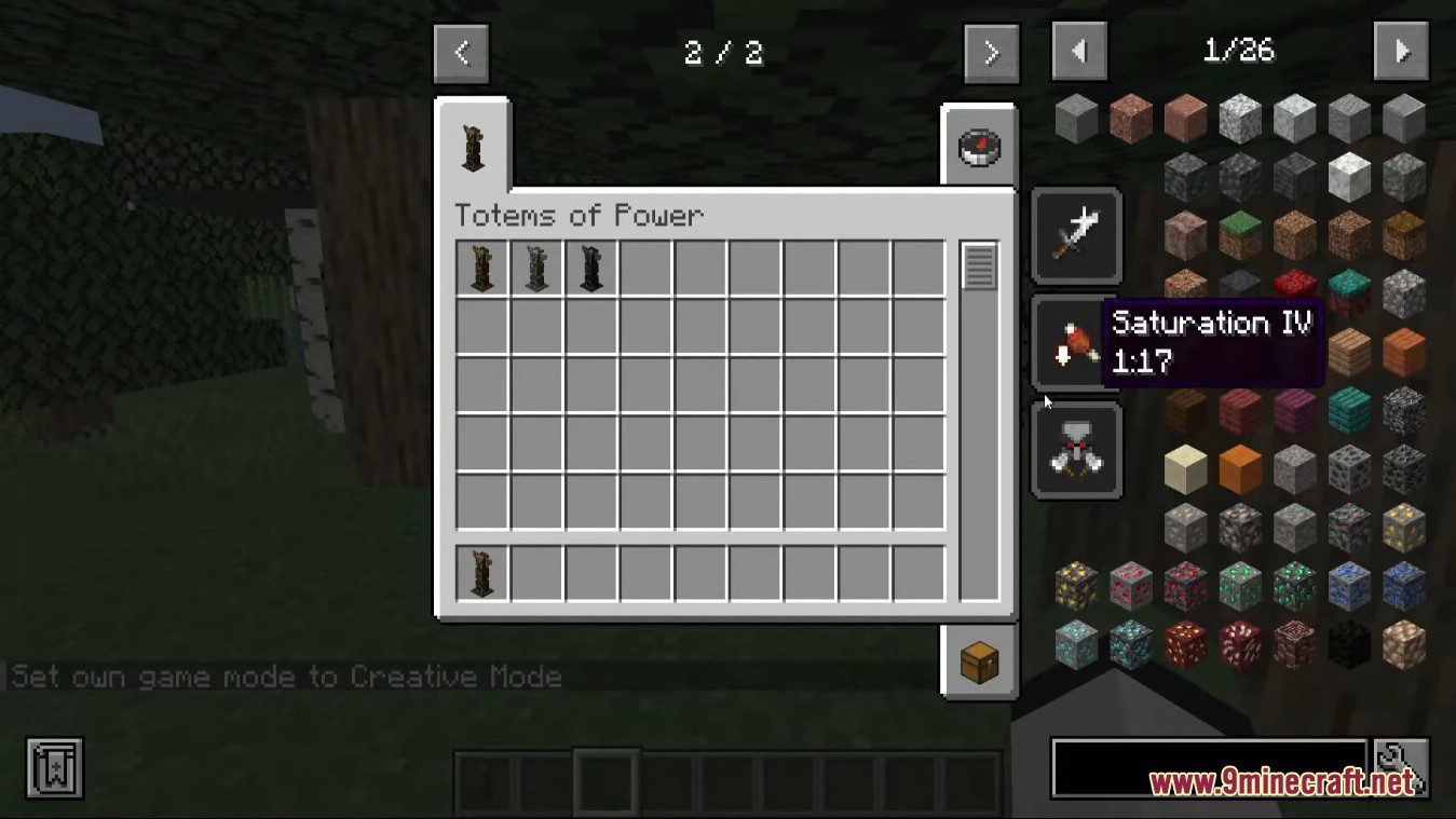 Magic Totems Mod (1.19.2, 1.18.2) - Totem of Power 8