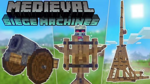 Medieval Siege Machines Mod (1.19.2, 1.18.2) – War Machines Thumbnail