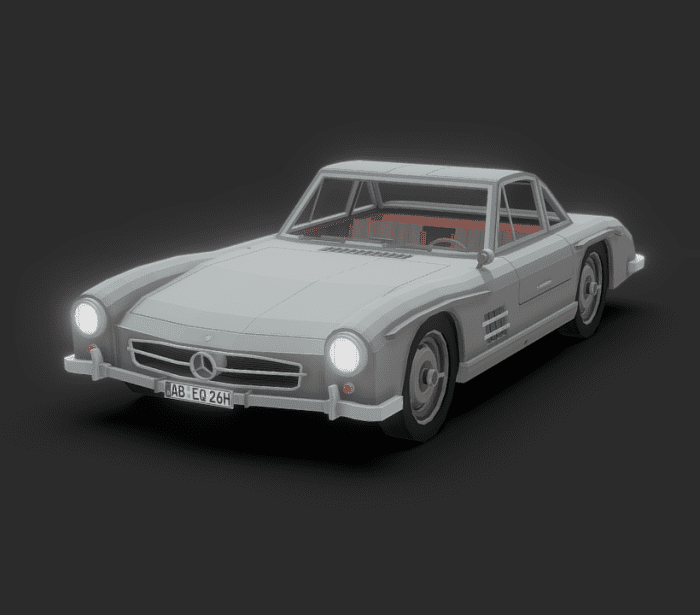 Mercedes-Benz 300SL Addon (1.19) - MCPE/Bedrock Mod 2