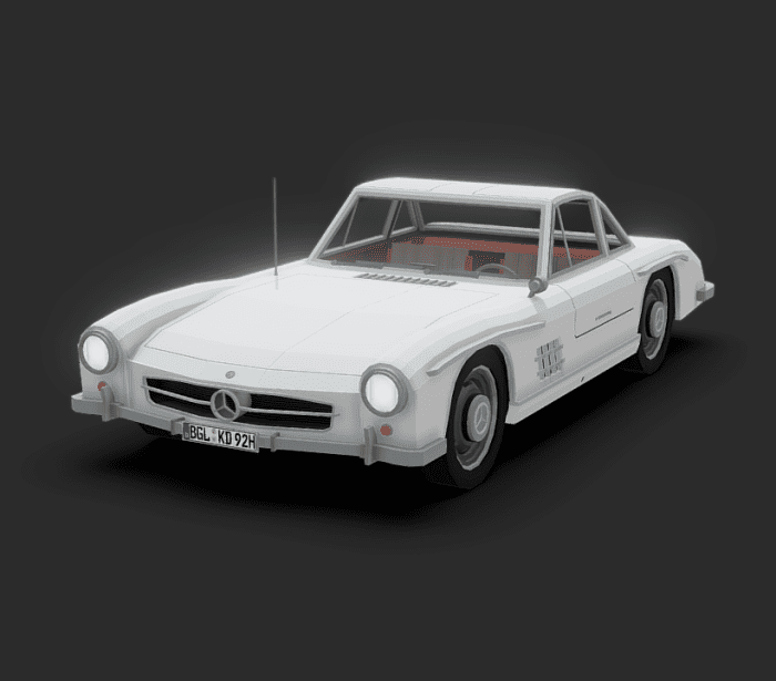 Mercedes-Benz 300SL Addon (1.19) - MCPE/Bedrock Mod 3