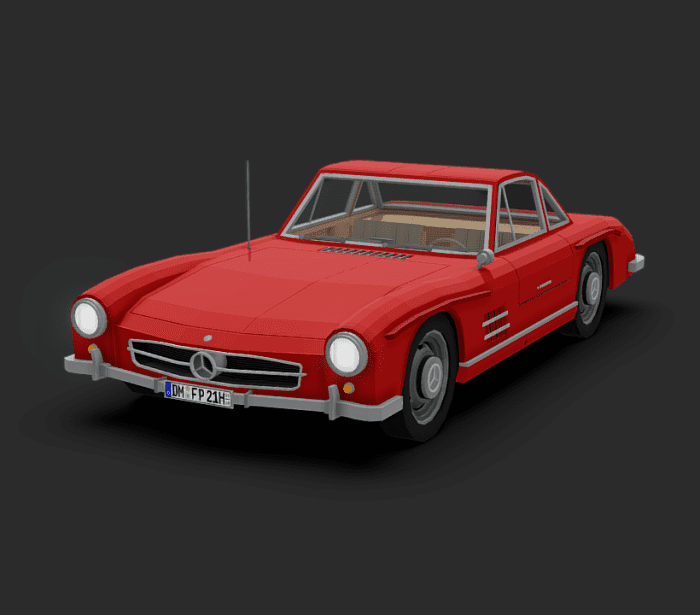 Mercedes-Benz 300SL Addon (1.19) - MCPE/Bedrock Mod 5