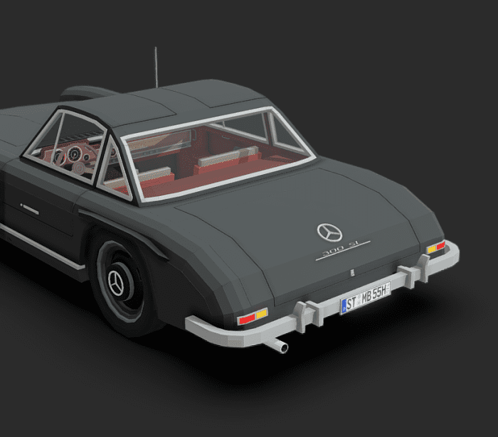 Mercedes-Benz 300SL Addon (1.19) - MCPE/Bedrock Mod 7