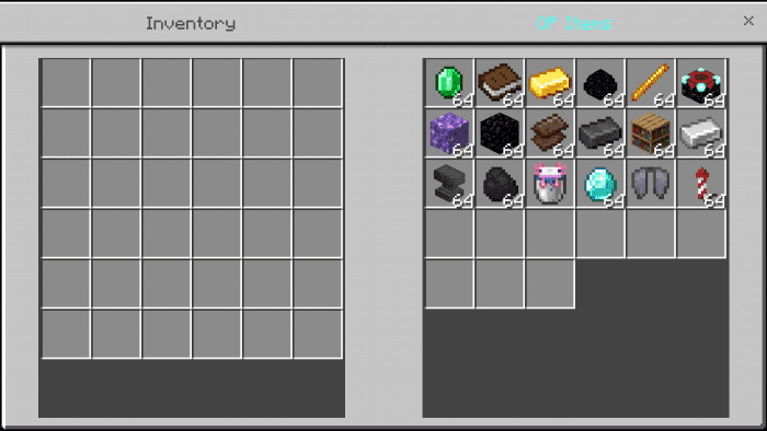 Minecraft But [Your Choice] Drop OP Items Addon (1.19) - MCPE/Bedrock 12