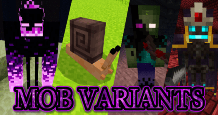 Mob Variants Texture Pack (1.19) - MCPE/Bedrock 1