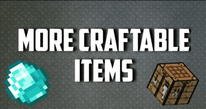 More Craftable Items Addon (1.19) - MCPE/Bedrock Mod 1