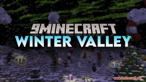 Winter Valley Map (1.21.1, 1.20.1) – A Festive and Snowy Land Thumbnail