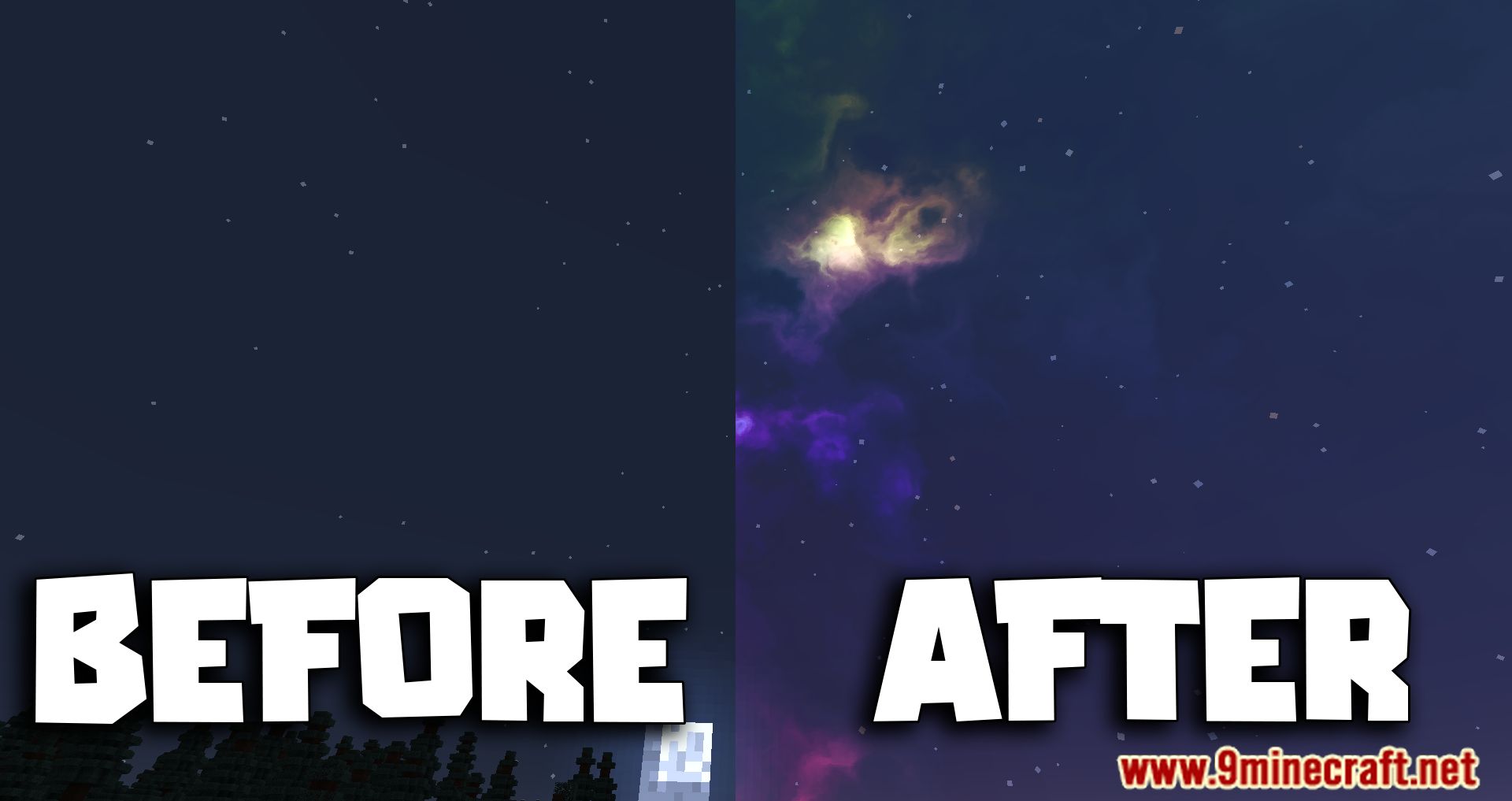 Nicer Skies Mod (1.21.1, 1.20.1) - The Galaxy On Your Head 4