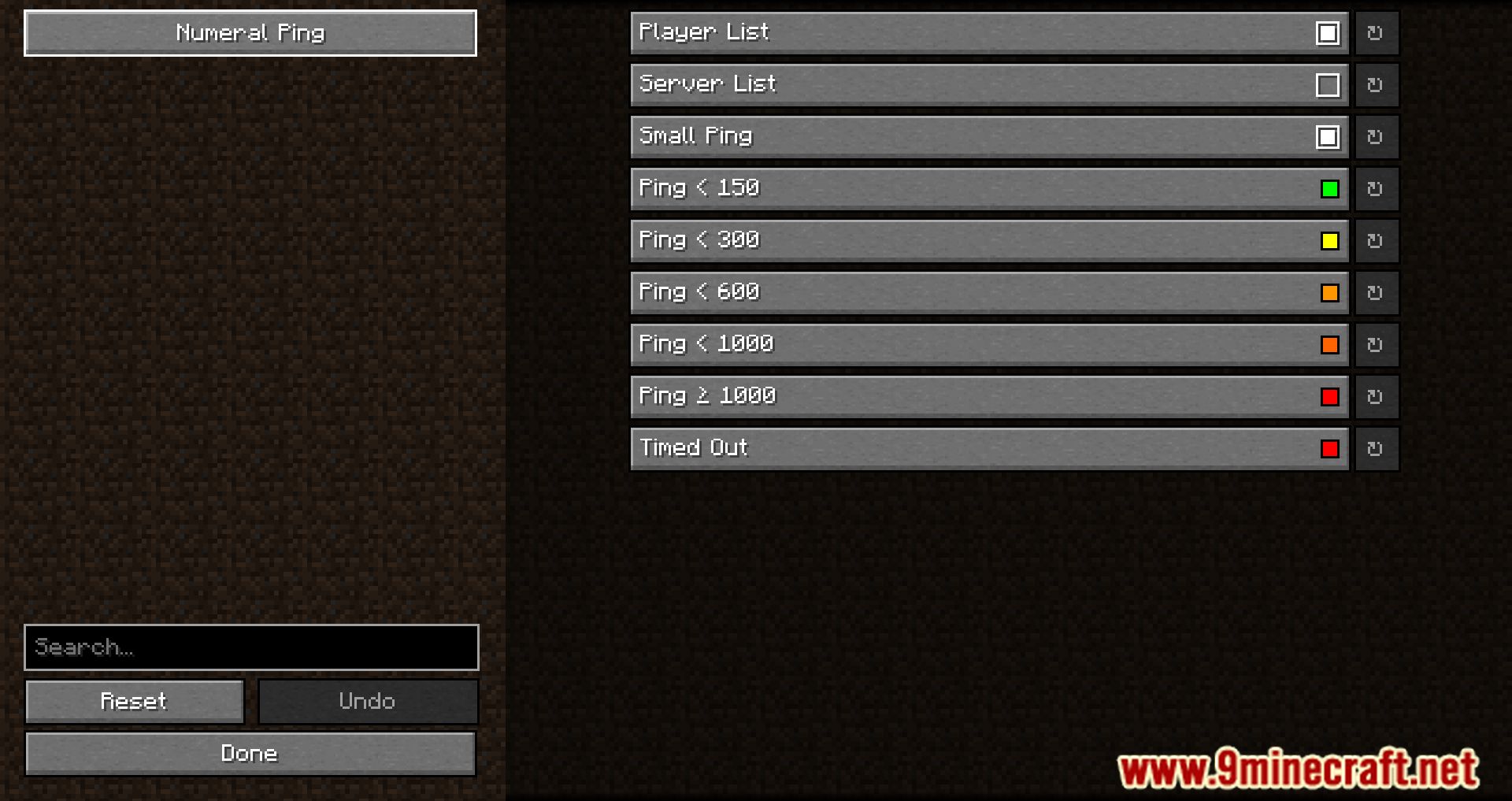 Numeral Ping Mod (1.20.4, 1.19.4) - Show The Ping Of Each Player 3