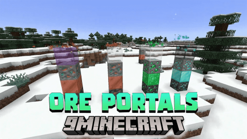 Ore Portals Data Pack (1.19.4, 1.19.2) – Custom Portals! Thumbnail