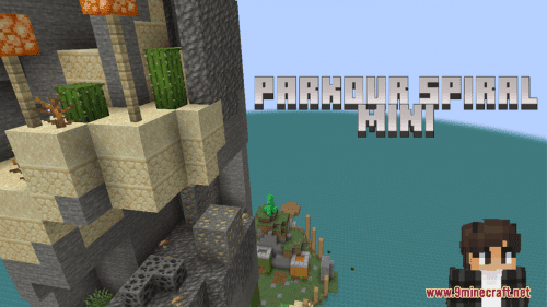 Parkour Spiral MINI Map (1.21.1, 1.20.1) – Smaller But Just As Interesting Thumbnail
