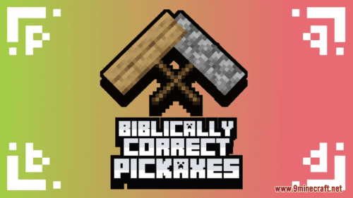 Patri’s Biblically Correct Pickaxes Resource Pack (1.20.6, 1.20.1) – Texture Pack Thumbnail