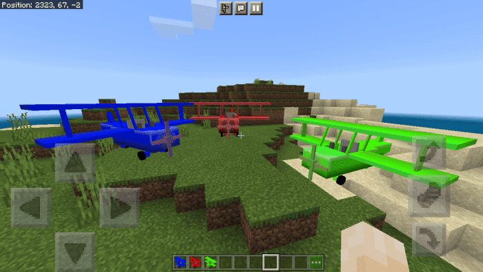 Plane Addon (1.20, 1.19) - MCPE/Bedrock Mod 15