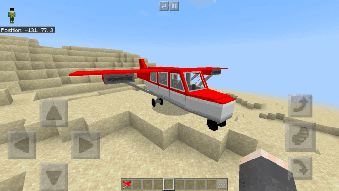 Plane Addon (1.20, 1.19) - MCPE/Bedrock Mod 4