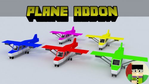 Plane Addon (1.20, 1.19) – MCPE/Bedrock Mod Thumbnail
