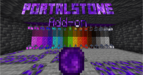 Portalstone Addon (1.19) – MCPE/Bedrock Mod Thumbnail