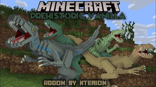 Prehistoric Vanilla Addon (1.19) – MCPE/Bedrock Mod Thumbnail