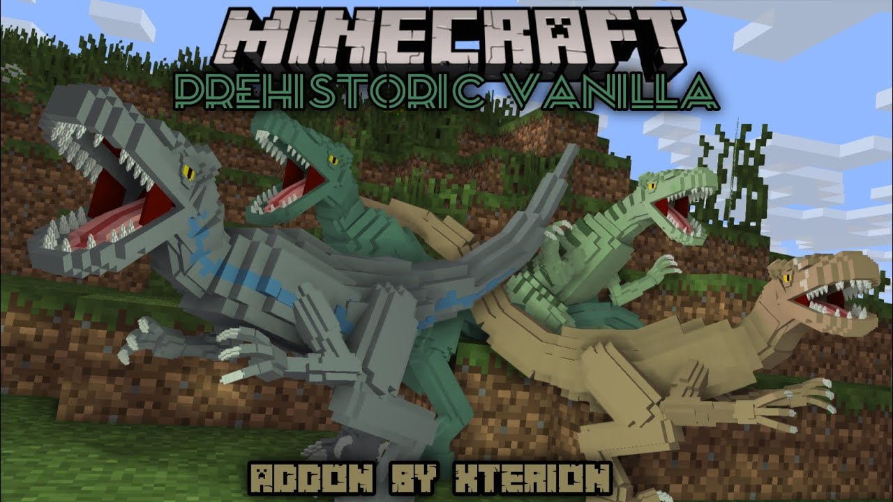 Prehistoric Vanilla Addon (1.19) - MCPE/Bedrock Mod 1