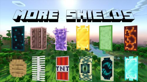 Raiyon’s More Shields Addon (1.20, 1.19) – MCPE/Bedrock Edition Mod Thumbnail